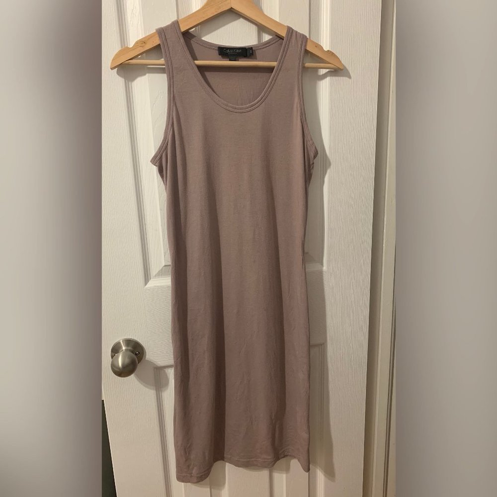 Calvin Klein Collection Purple Sleeveless Dress